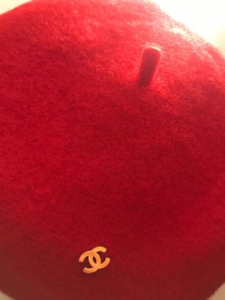 Boina parisiense Vermelha