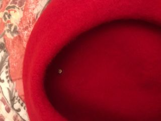 Boina parisiense Vermelha