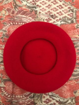 Boina parisiense Vermelha