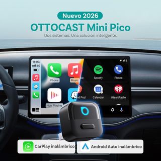 Adaptador inalámbrico CarPlay y Android Auto