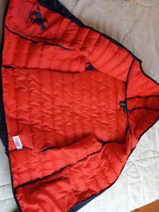 Giubbotto U.S. Grand Polo Blu Arancione Taglia M