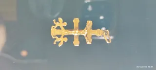 Colgante Cruz Oro con Ángeles