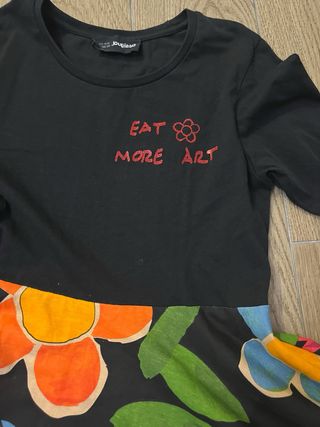 Vestido Desigual Flores Talla 11-12