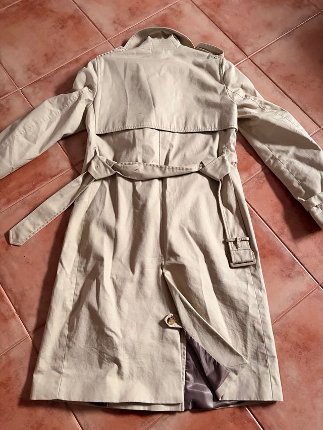 Gabardina Mango Beige - Talla XS