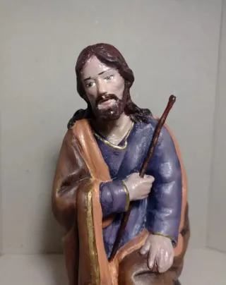 Figuras Belén pesebre estuco M Nicolas Almansa