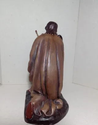 Figuras Belén pesebre estuco M Nicolas Almansa