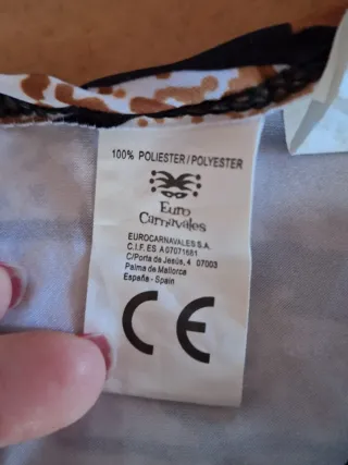 Disfraz Tigre Mono Completo Orejas y Cola