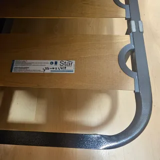 Somier 135x190 Metal y Madera