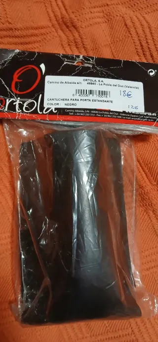 Cartuchera Porta Estandarte Ortola Negra