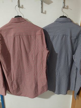 Set 2 Camicie Uomo Piazza Italia L Rosso Bianco