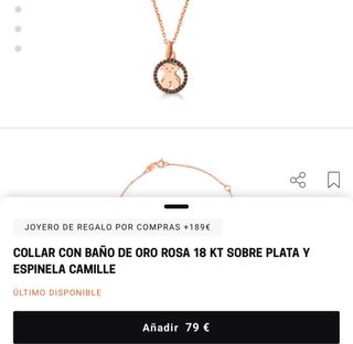 Pendientes y Colgante Oso Tous Espinela Oro Rosa