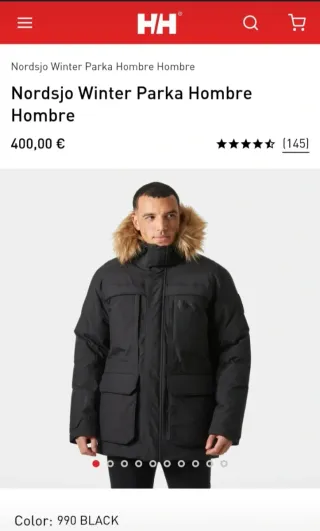 Helly Hansen Nordsjo Chaqueta Negra