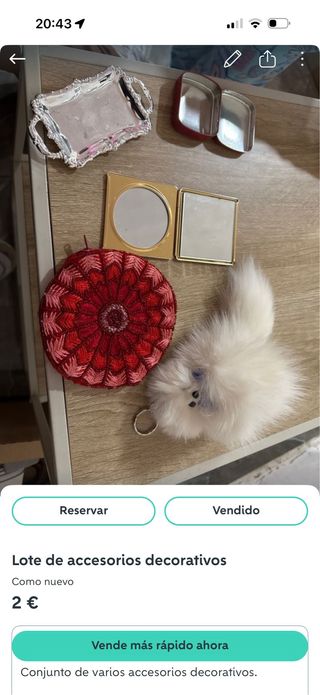 Lote accesorios decorativos