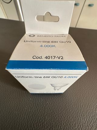 Lampadina LED GU10 6W 4000K Beneito Faure