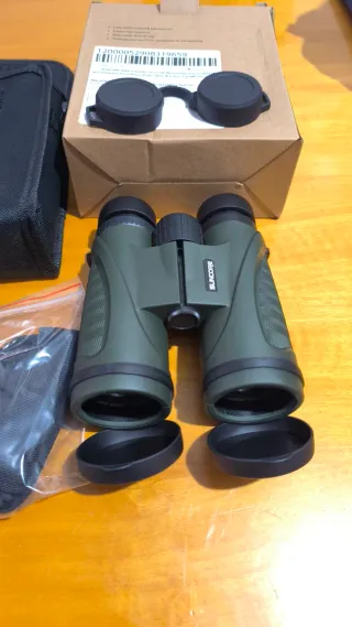 Prismáticos SUNCORE 10x42 BAK4 IPX4 Verdes