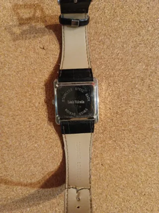 Reloj Louis Valentín Quartz Negro/Plata