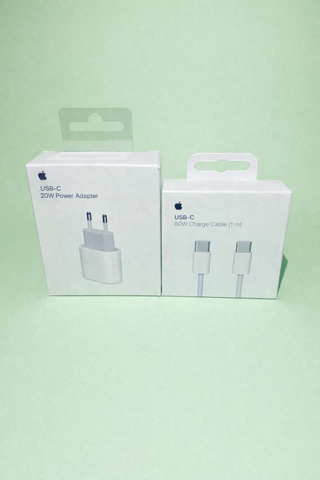 Pack Cargador Apple USB-C 20W y Cable tipo C