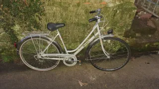 Bicicleta Peugeot Clásica Plata/Gris