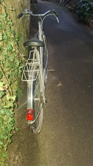 Bicicleta Peugeot Clásica Plata/Gris