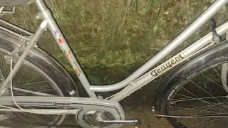 Bicicleta Peugeot Clásica Plata/Gris