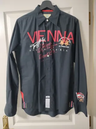 Camisa La Martina Negra Original