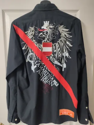 Camisa La Martina Negra Original