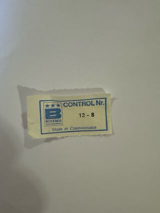 Vaso Cristallo Boemia Originale Cecoslovacchia