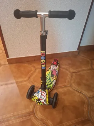 Patinete con luces desde 3 a 10 años