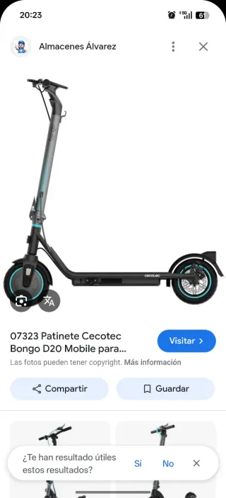 2 Patinetes Eléctricos Cecotec Bongo