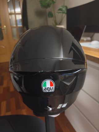 Casco AGV K1S Negro con dos viseras +protector agv