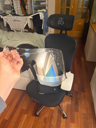 Casco AGV K1S Negro con dos viseras +protector agv