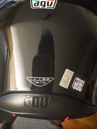 Casco AGV K1S Negro con dos viseras +protector agv