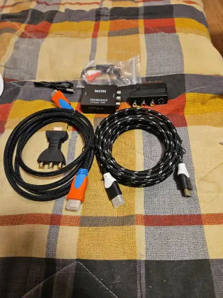 Cables HDMI, AV y SCART