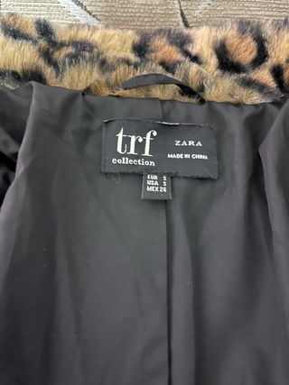Chaquetón leopardo peludo
