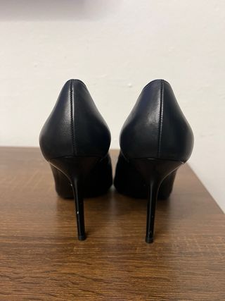 Décolleté Versace La Medusa Pelle Nera