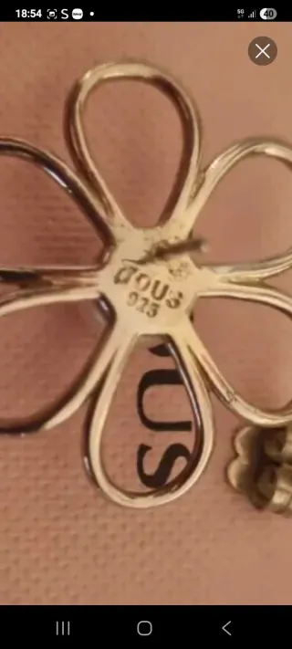 Pendientes Tous Flor Plata y Perla