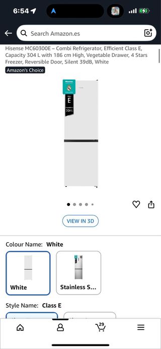 Nevera Combi Hisense Blanca