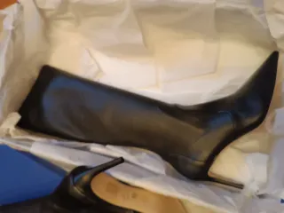 Botas altas Stuart Weitzman negras