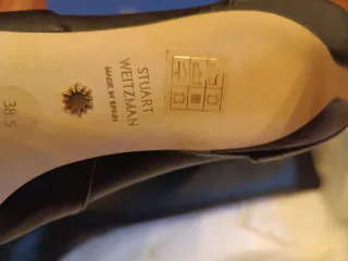 Botas altas Stuart Weitzman negras