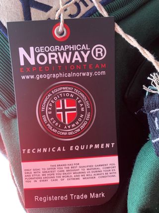 Sudadera Geographical Norway Verde