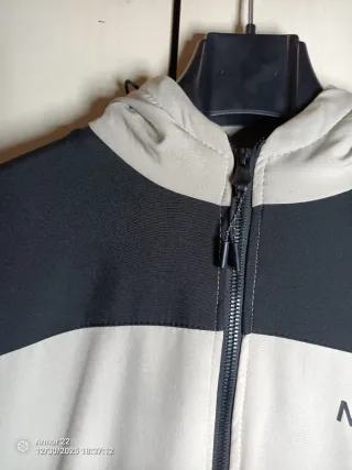 Giacca The North Face color block beige/nera XL