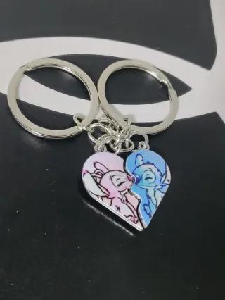 Portachiavi Stitch Cuore Spezzato