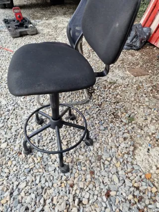 2 Sillas de Oficina Negras