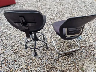 2 Sillas de Oficina Negras