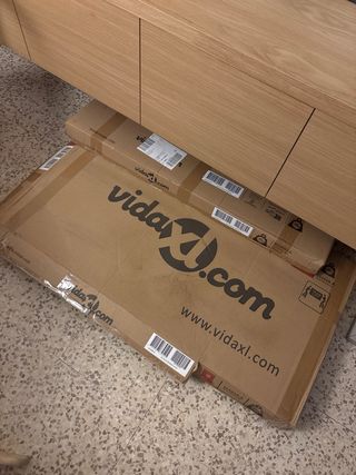 Puerta corredera vidrio y aluminio