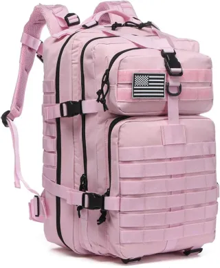 Mochila Táctica Militar 50L Rosa