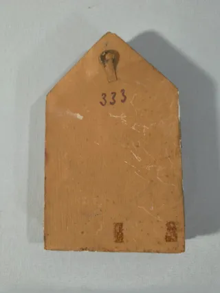 Pequeño tríptico religioso Virgen María