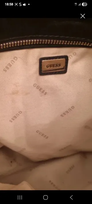 Bolso Guess Marrón y Dorado