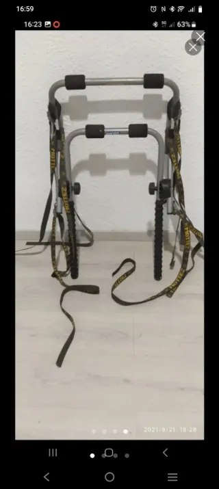 Bici Gravel Triban talla m + Casco + Rodillo+porta