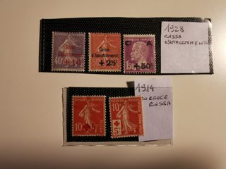 Francobolli Francesi 1928 e 1914